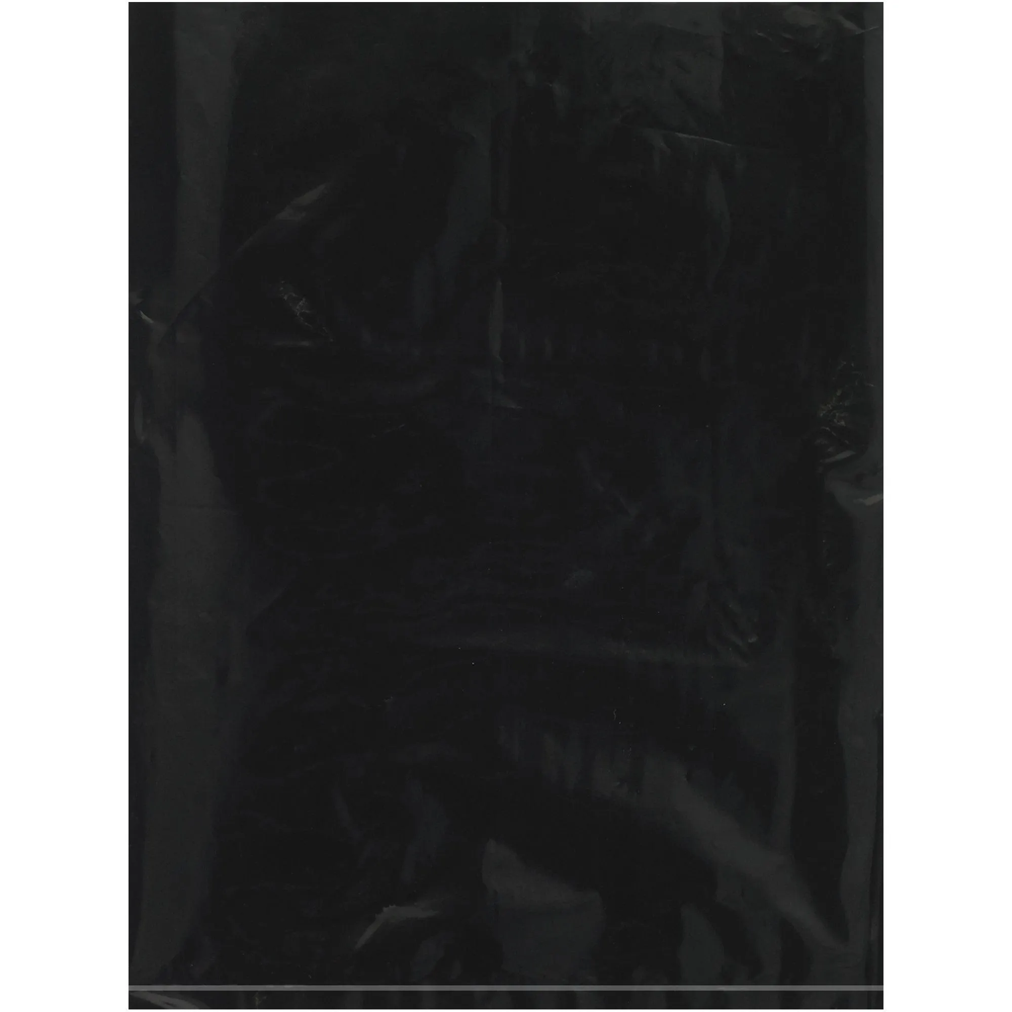 9 x 12" - 2 Mil Black Flat Poly Bags