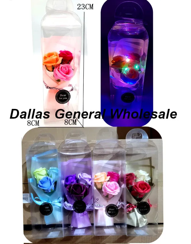 Beautiful Light Up Rose Bouquets Gift Set Wholesale