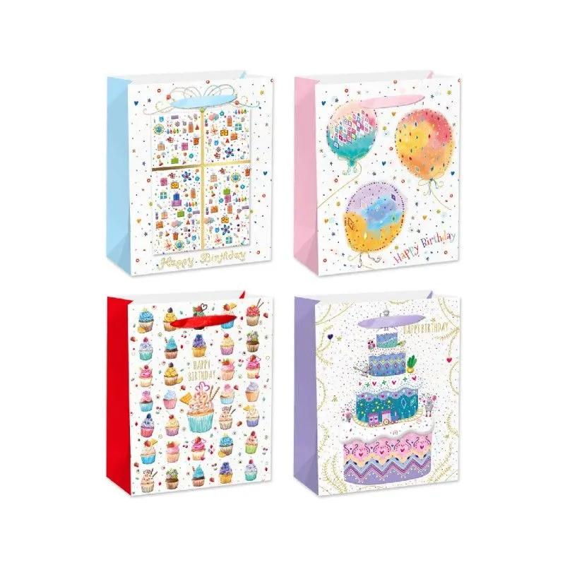 Birthday Gift Bag - 18cm x 24cm x 8.5cm