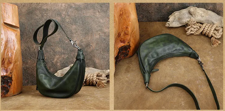 Casual Womens Hobo Crossbody Brown Shoulder Bag