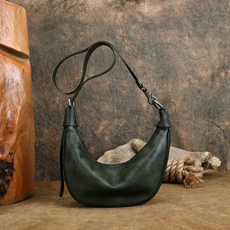Casual Womens Hobo Crossbody Brown Shoulder Bag