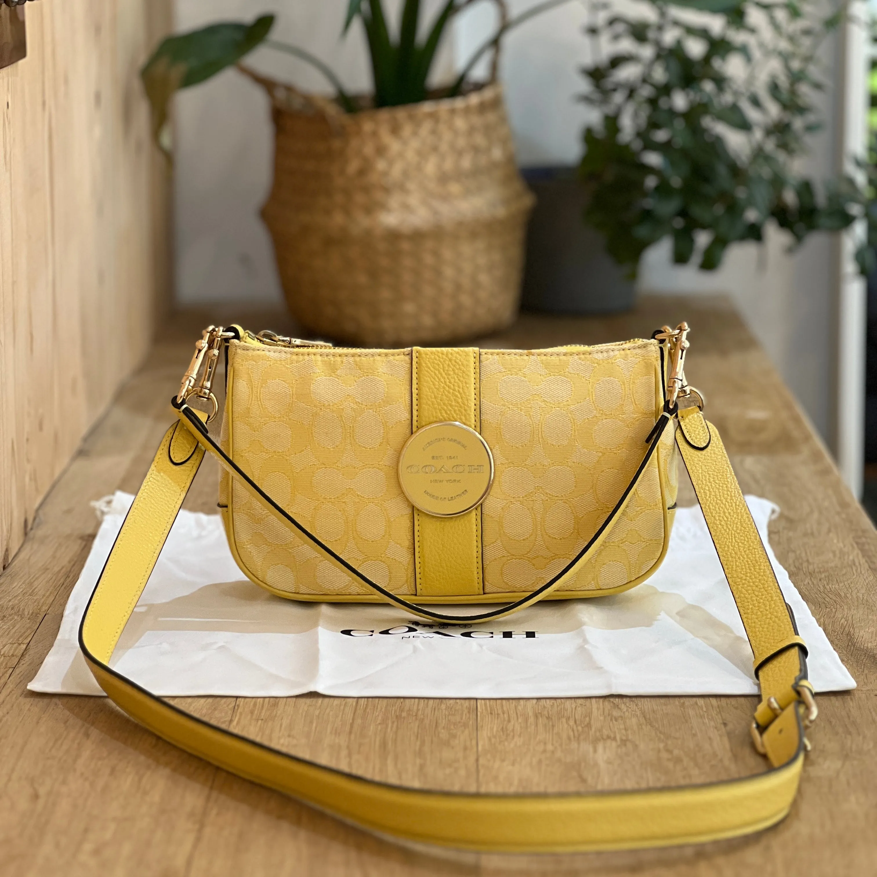 Coach Baguette Jacquard