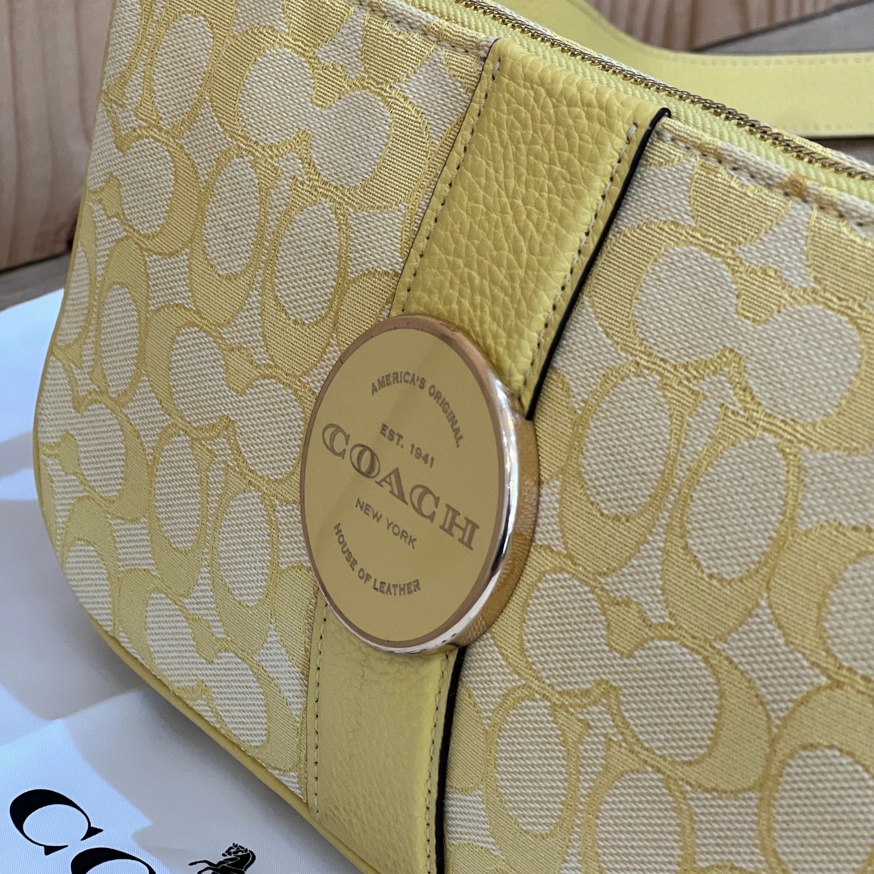 Coach Baguette Jacquard