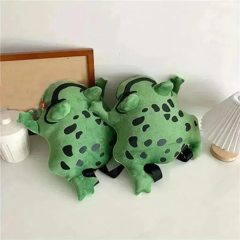 Cute Frog Shaped Novelty Backpack