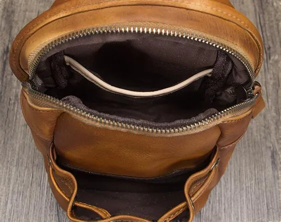 Cute Womens Leather Crossbody Chest Bag Sling Pack For Women
