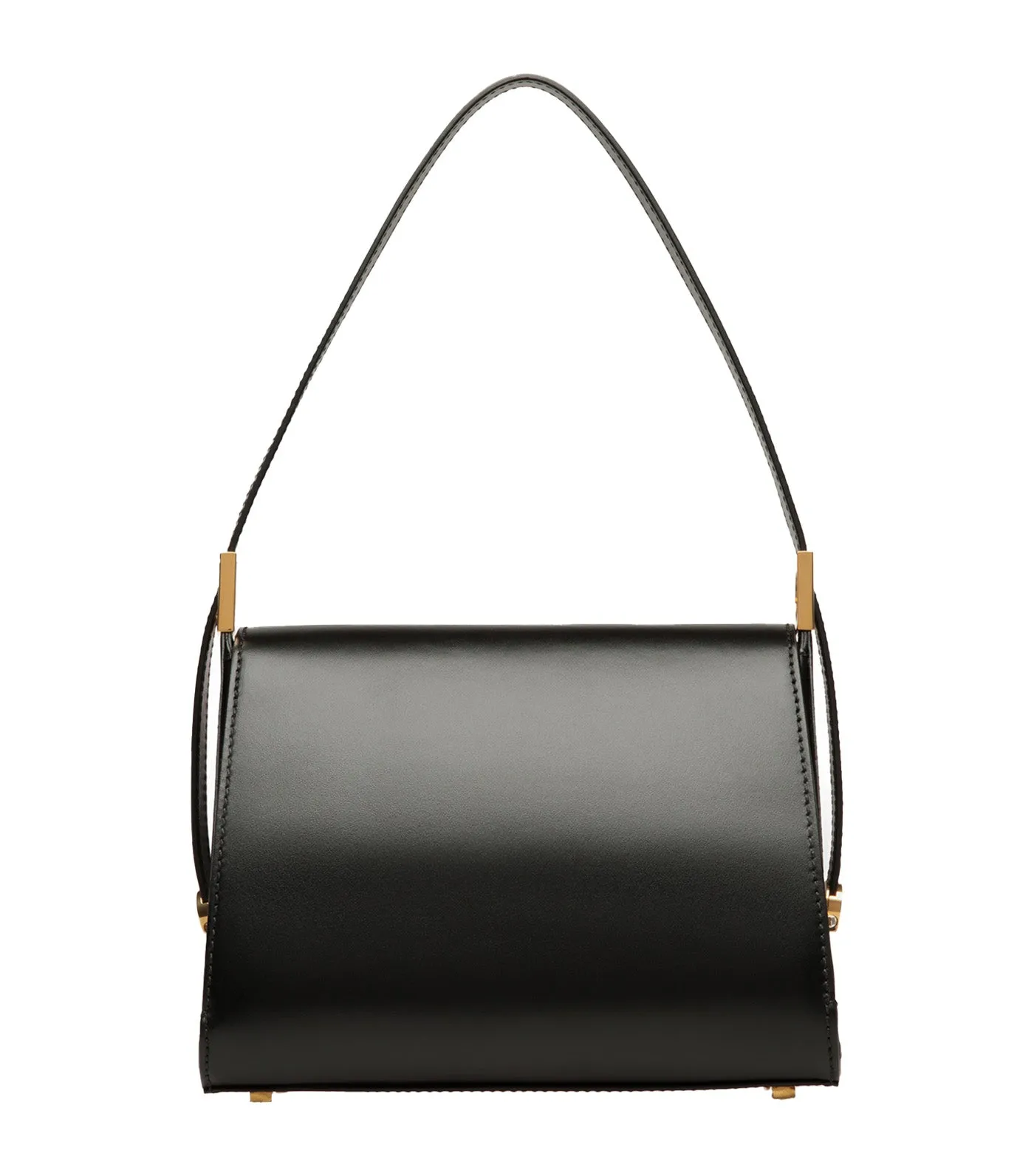 Emblem Trapeze Top Handle Bag Black