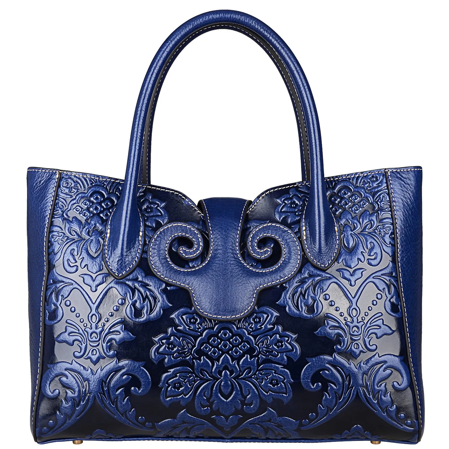 Floral Top Handle Handbags