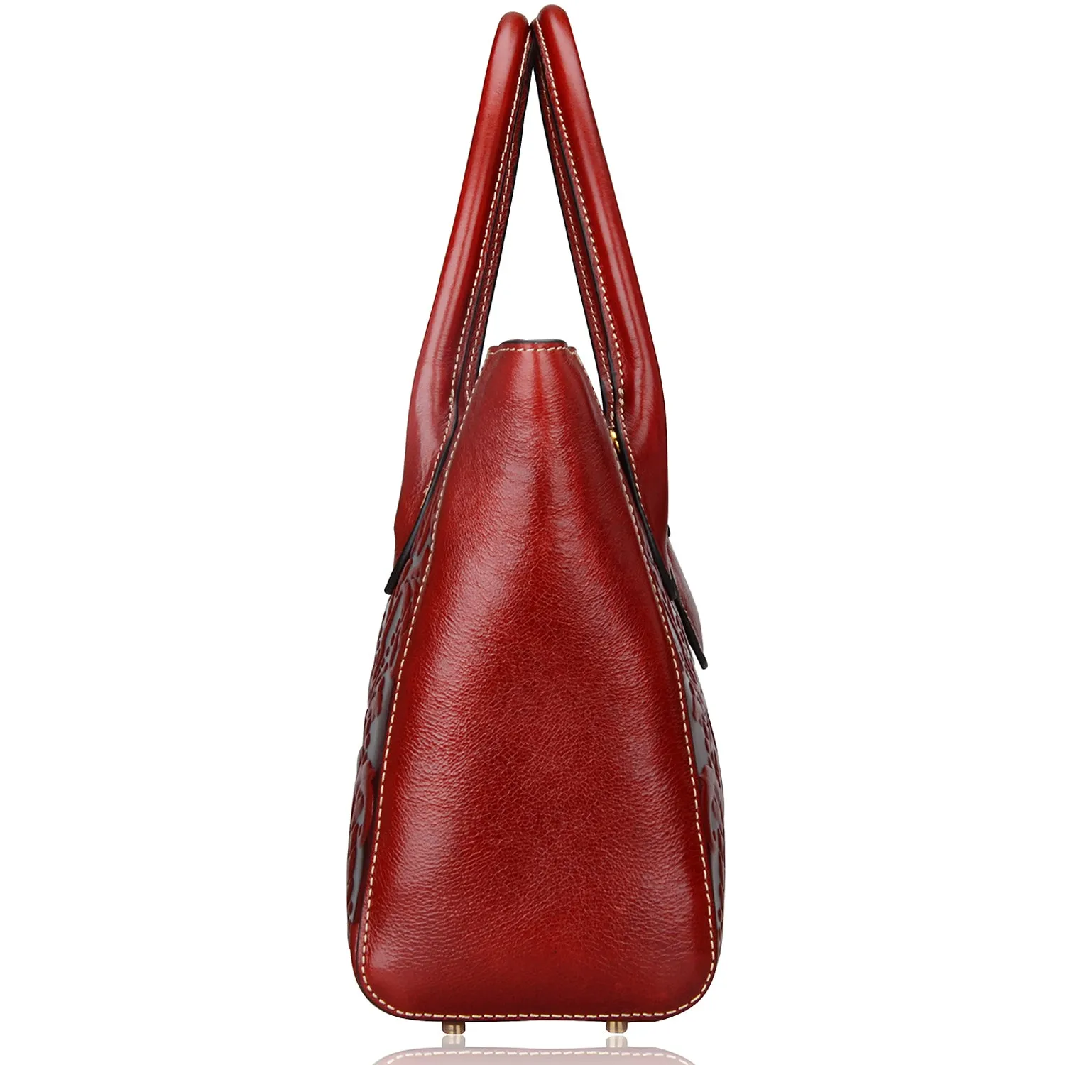 Floral Top Handle Handbags