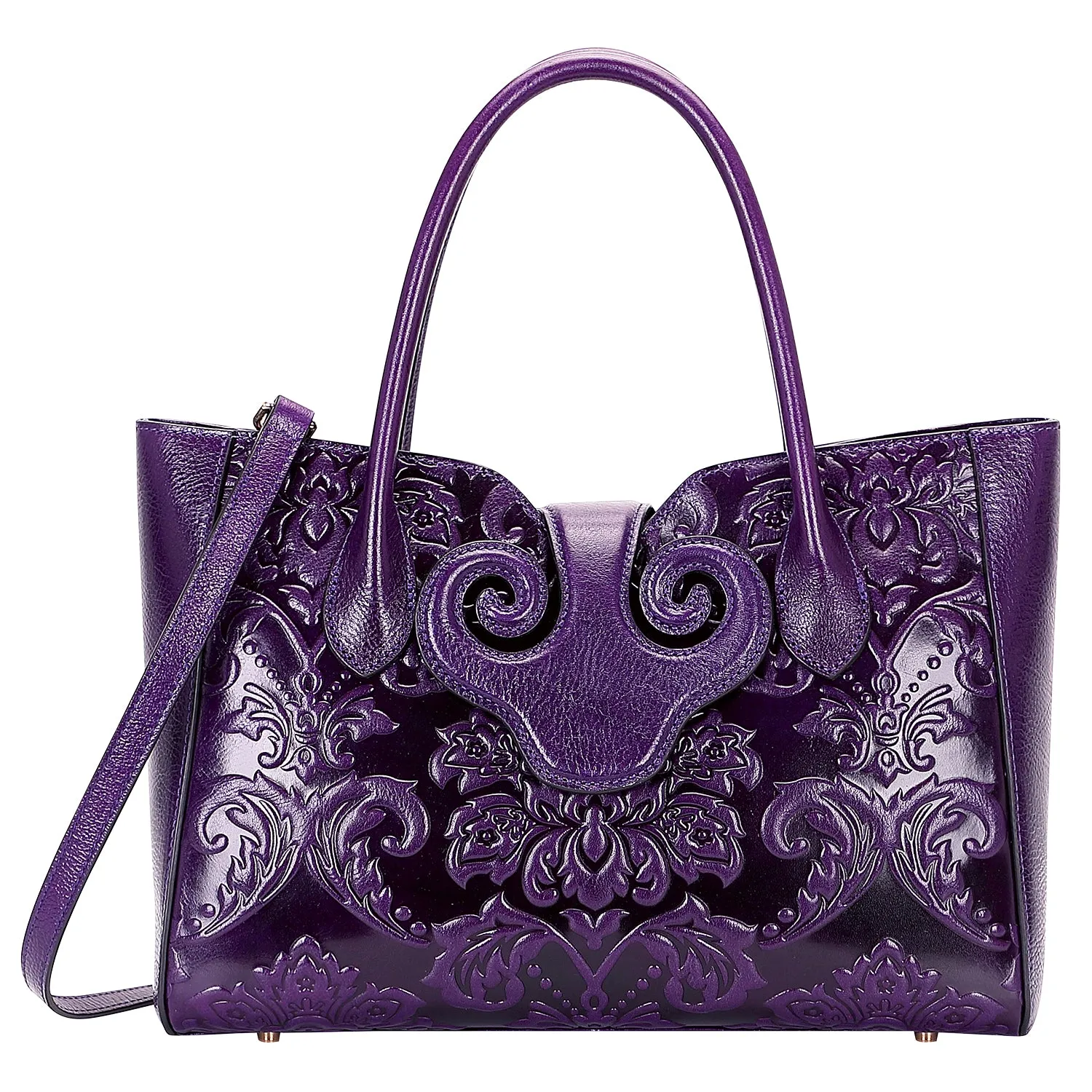 Floral Top Handle Handbags