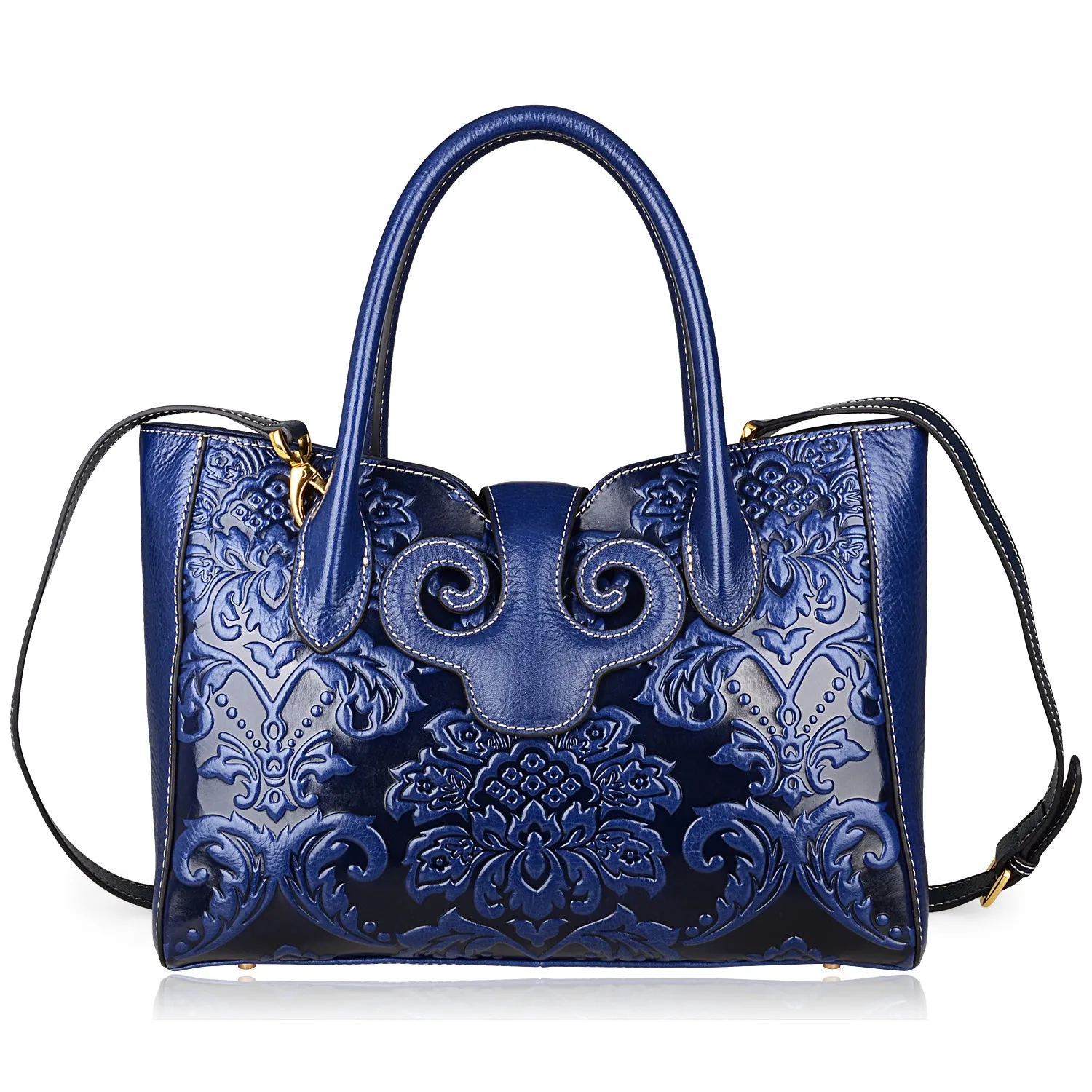 Floral Top Handle Handbags