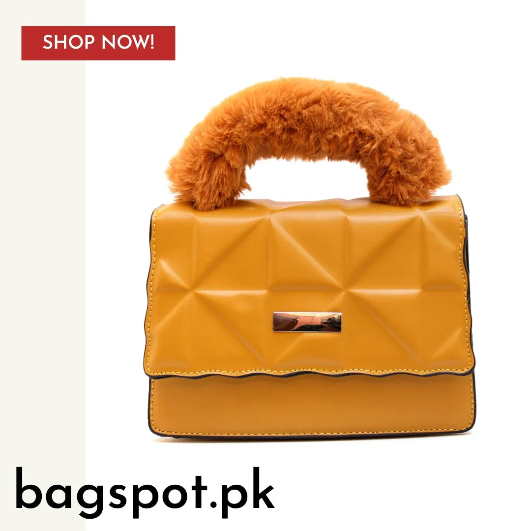 Fur Handle Crossbody