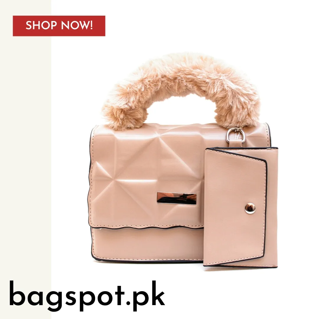 Fur Handle Crossbody