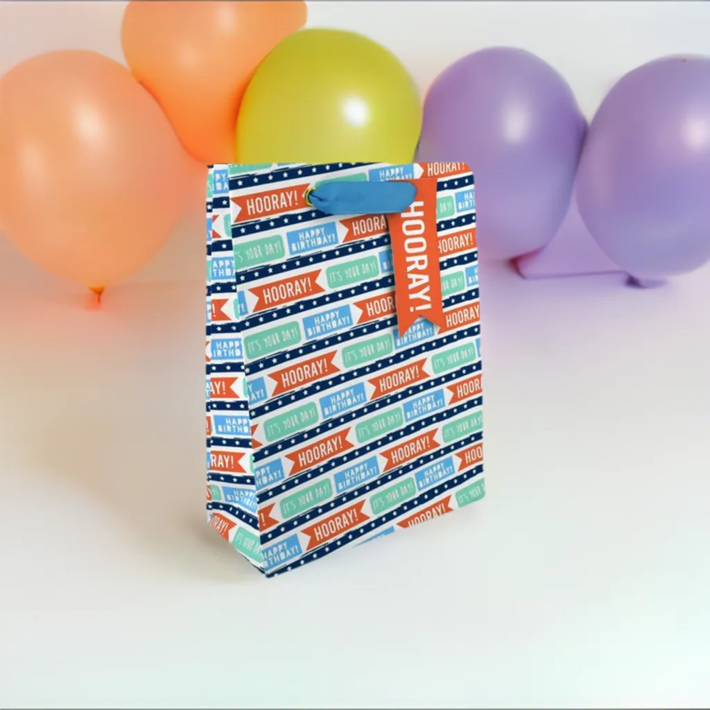 Hooray Medium Birthday Gift Bag