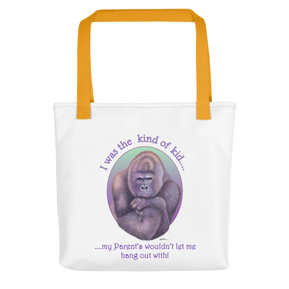 Humorous Gorilla Tote bag