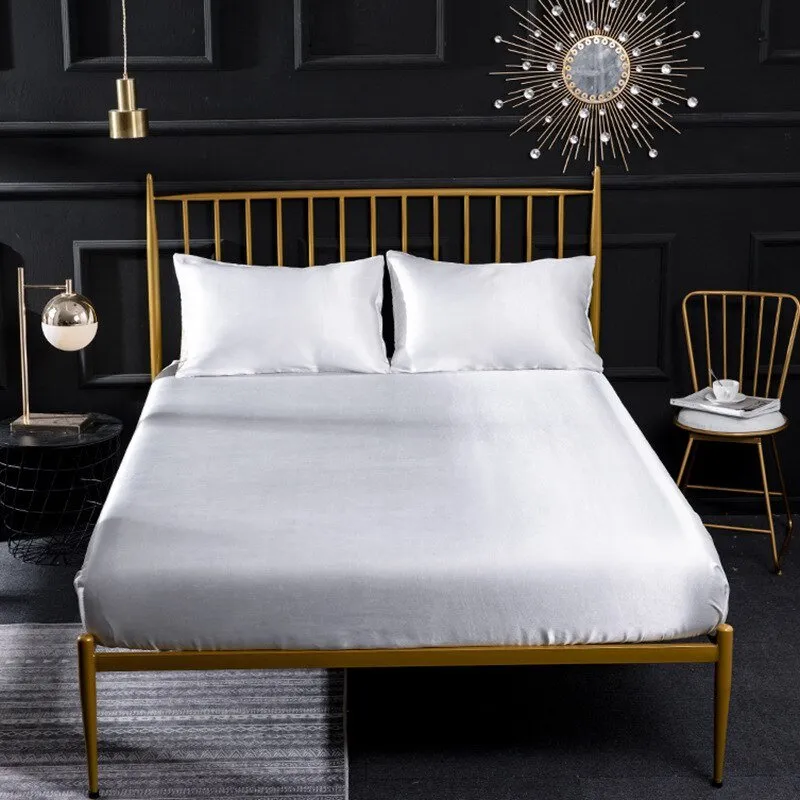 Imitation Silk Satin Bedsheet Set