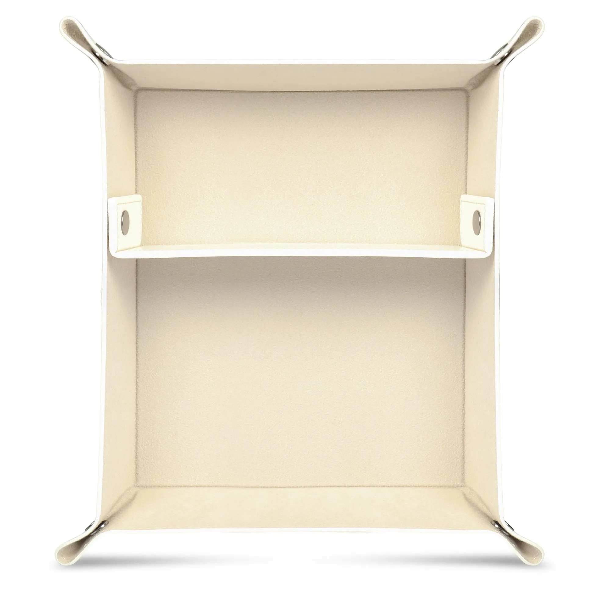 Londo Leather Tray Organizer, Practical Storage Box for Wallets, Watches, Keys, Coins, Cell Phones and Office Equipment