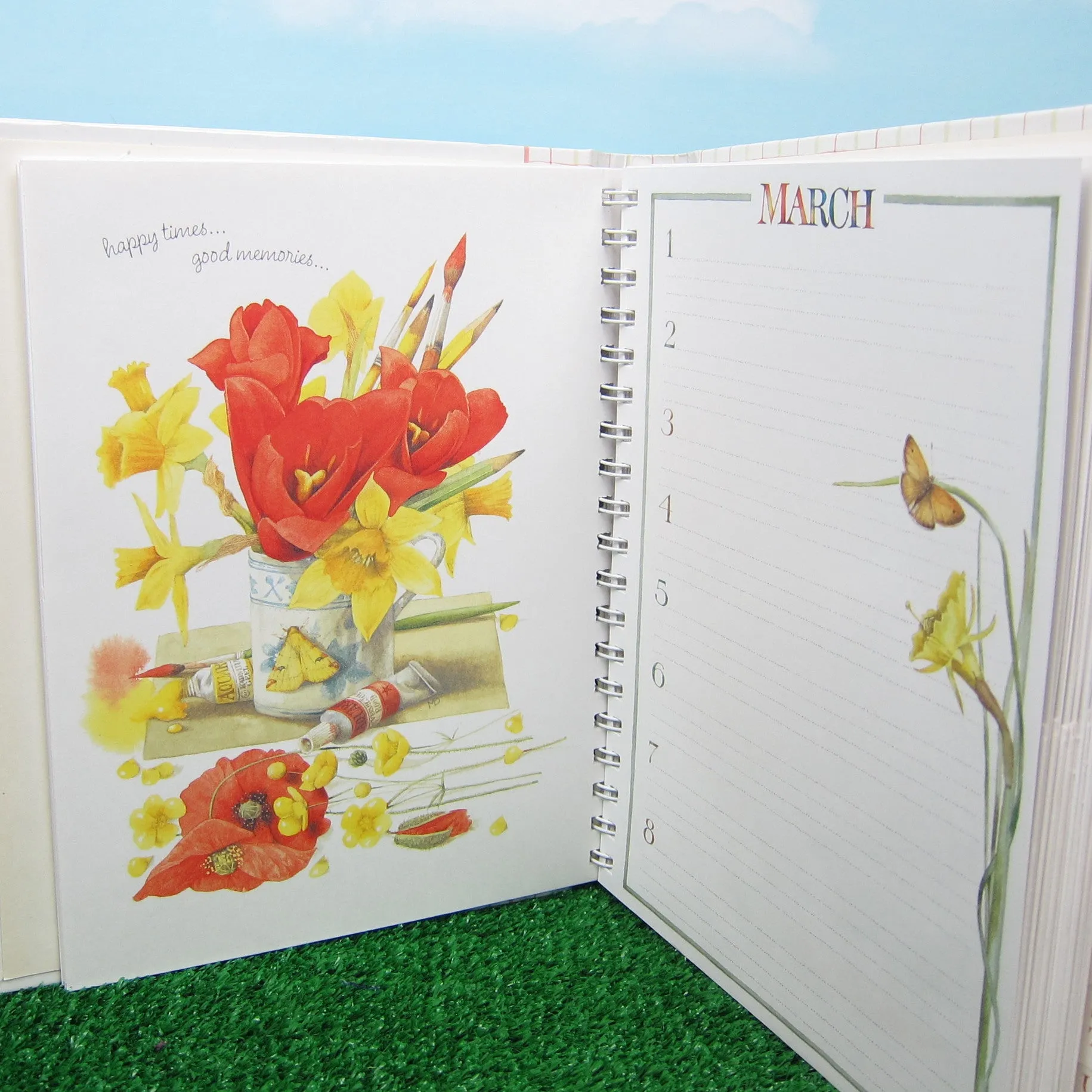 Marjolein Bastin Greeting Card Organizer with Calendar, Address Book for Life Events & Special Occasions