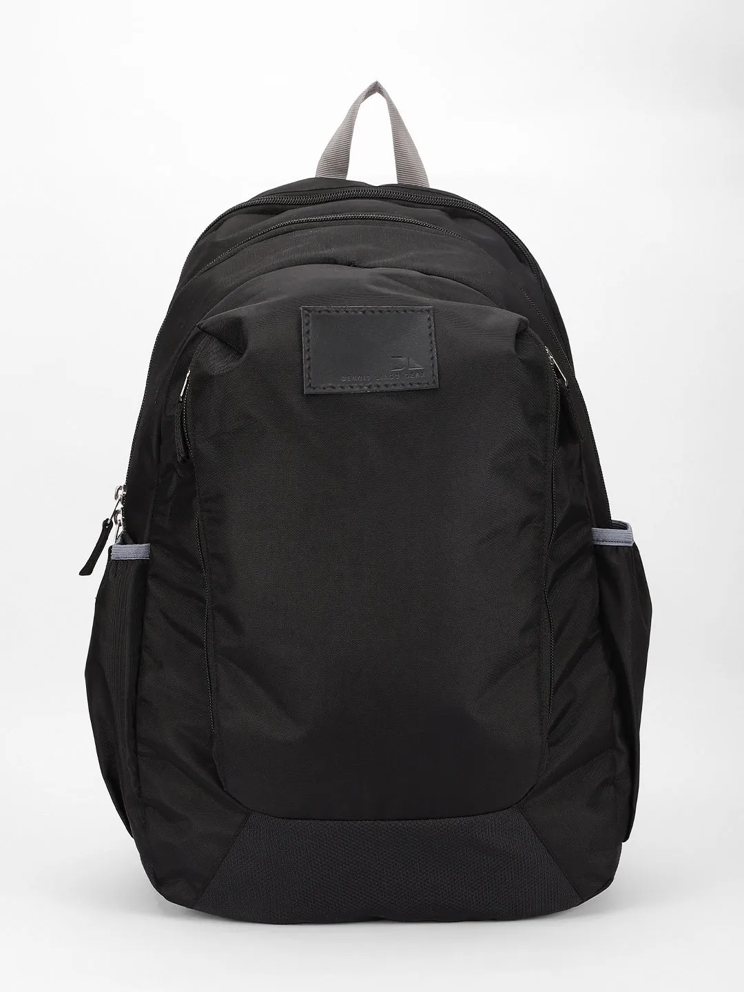 Men's Black Water Repellent Laptop Backpack with adjustable shoulder strap