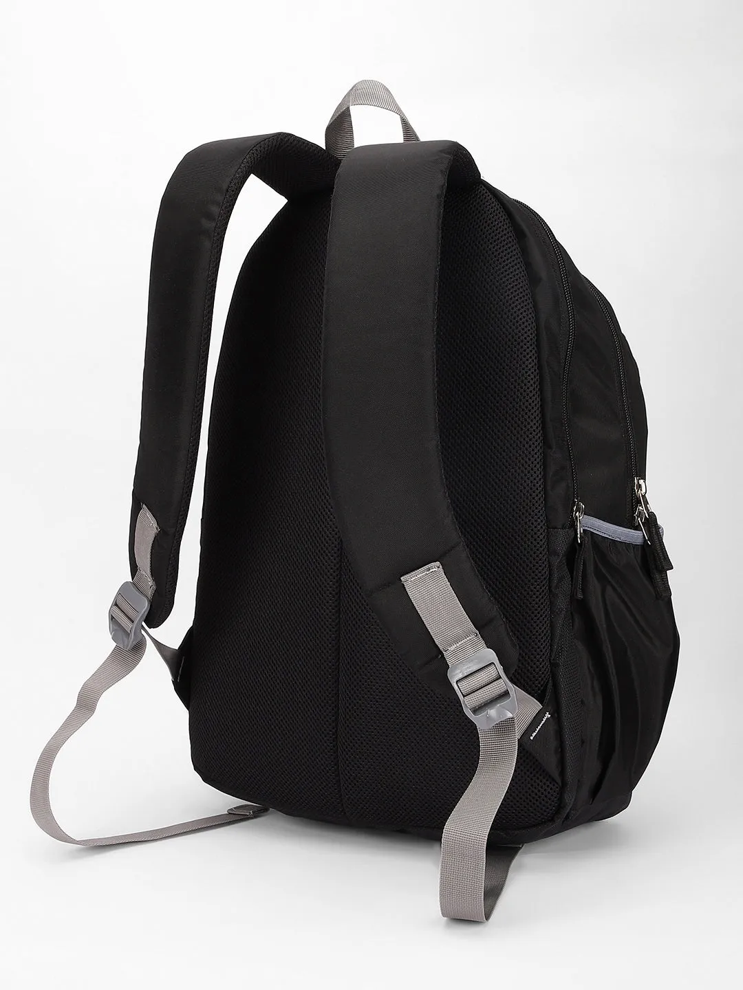 Men's Black Water Repellent Laptop Backpack with adjustable shoulder strap