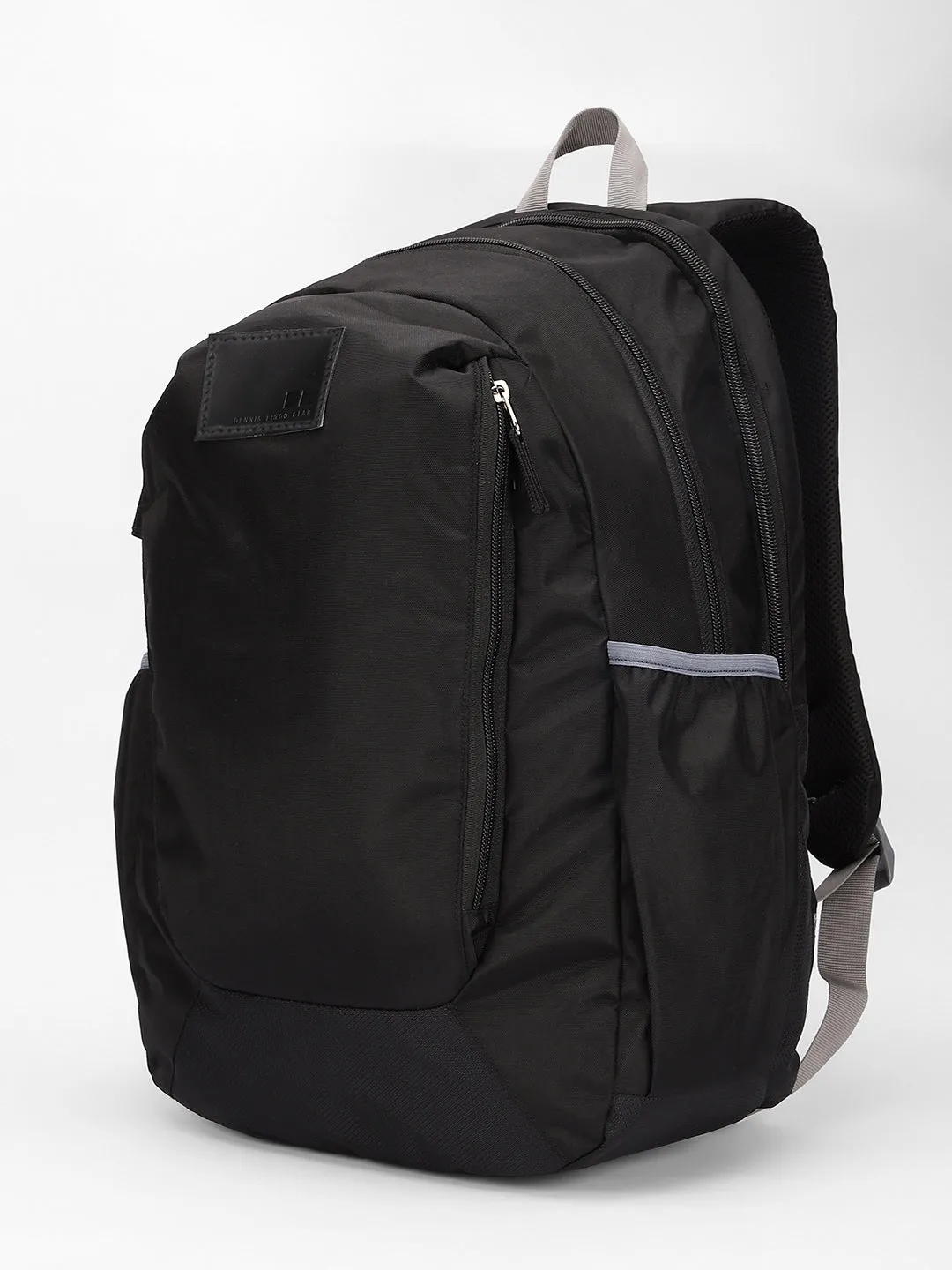 Men's Black Water Repellent Laptop Backpack with adjustable shoulder strap