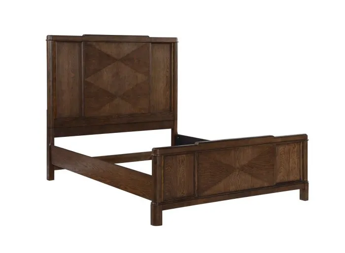 Milan 4-Piece Queen Bedroom Set (Queen Bed, Nightstand, Dresser/Mirror)