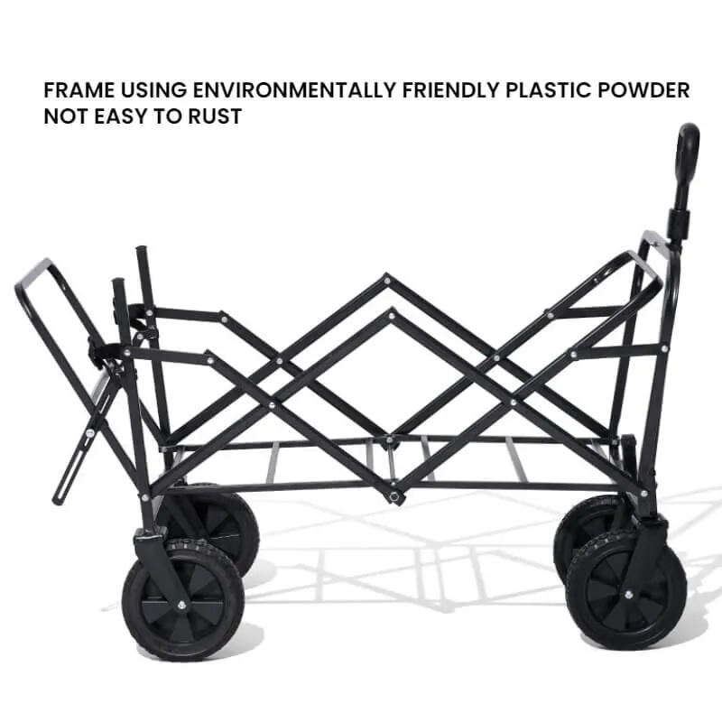 MOBI GARDEN 100L Outdoor Folding Wagon Extendable