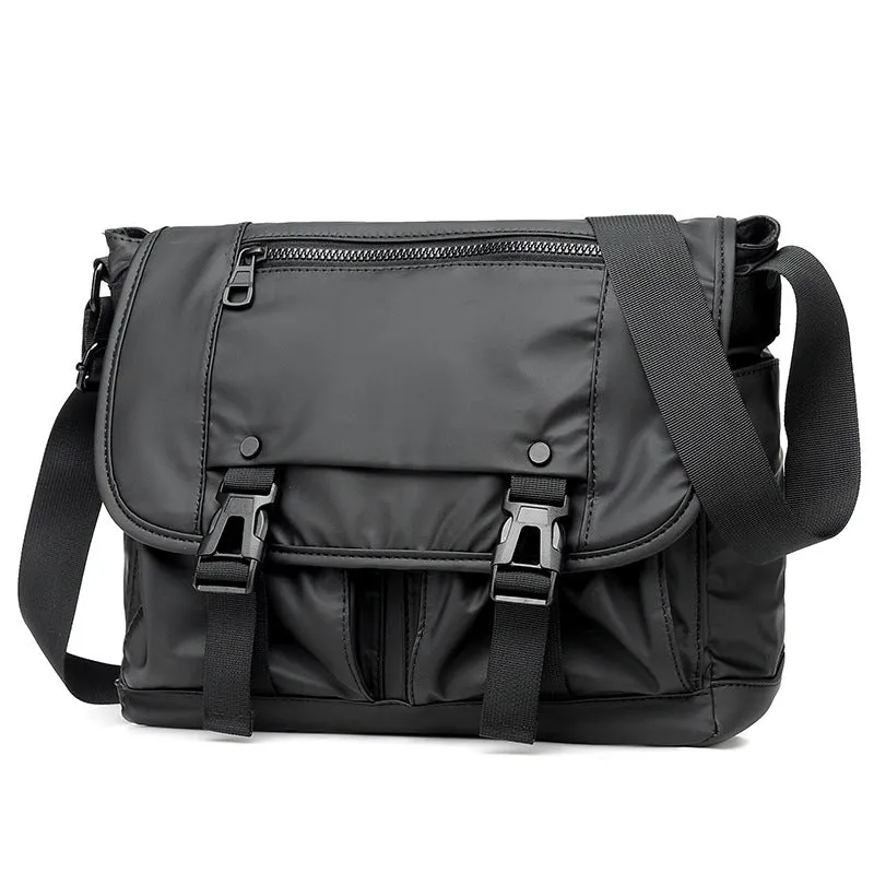 Nylon Cloth Covered Waterproof Shoulder Bag