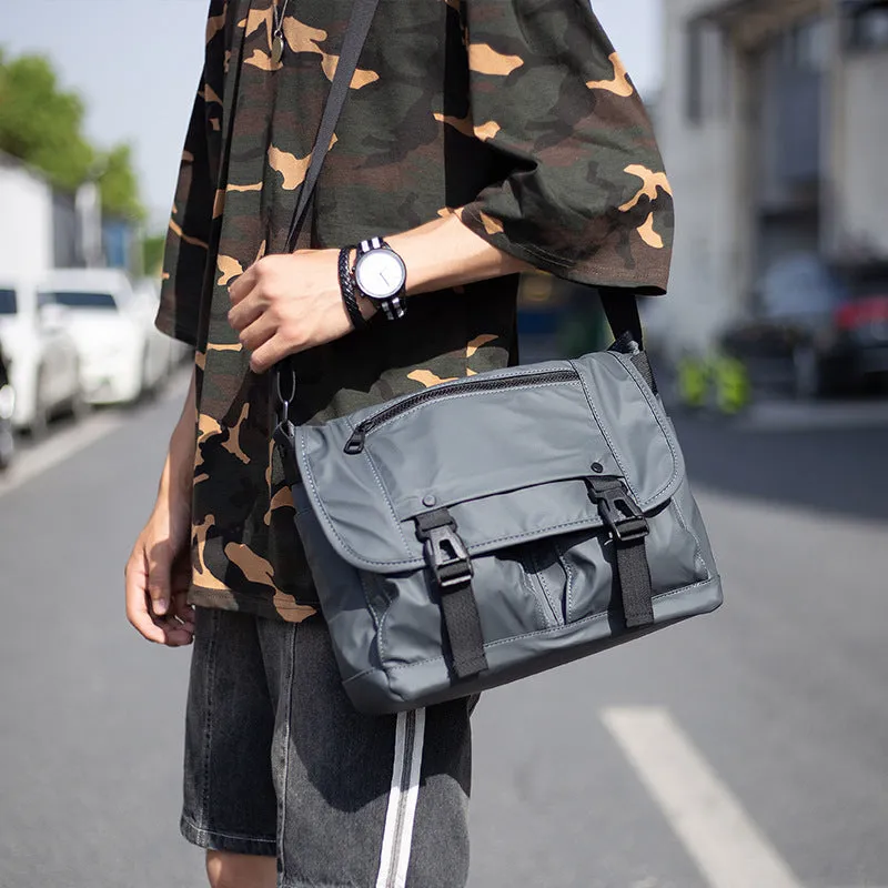 Nylon Cloth Covered Waterproof Shoulder Bag