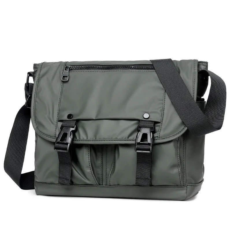 Nylon Cloth Covered Waterproof Shoulder Bag