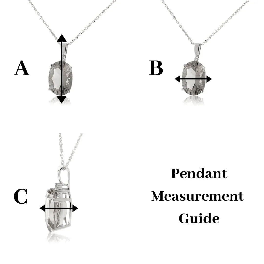 Opal & Diamond Pendant with Chain Accents