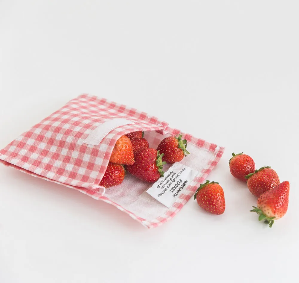 Snack & Food Bag - Gingham
