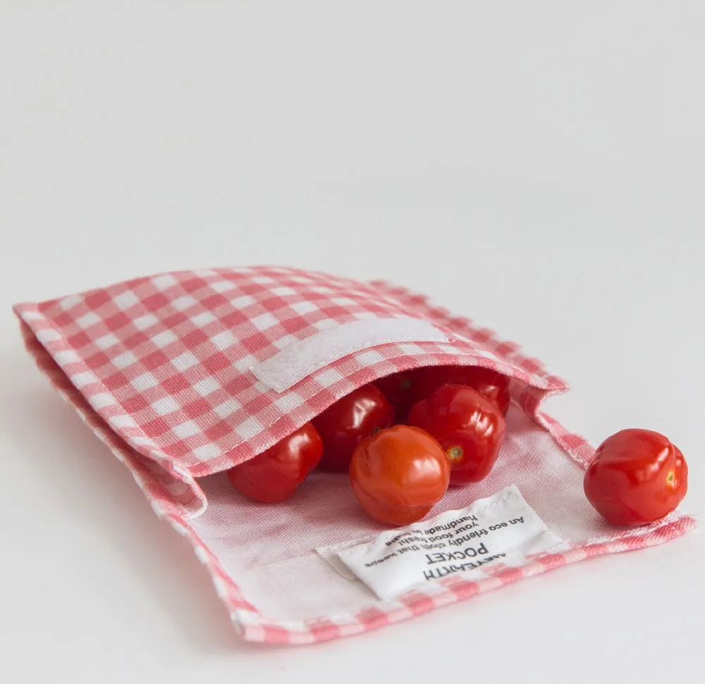 Snack & Food Bag - Gingham