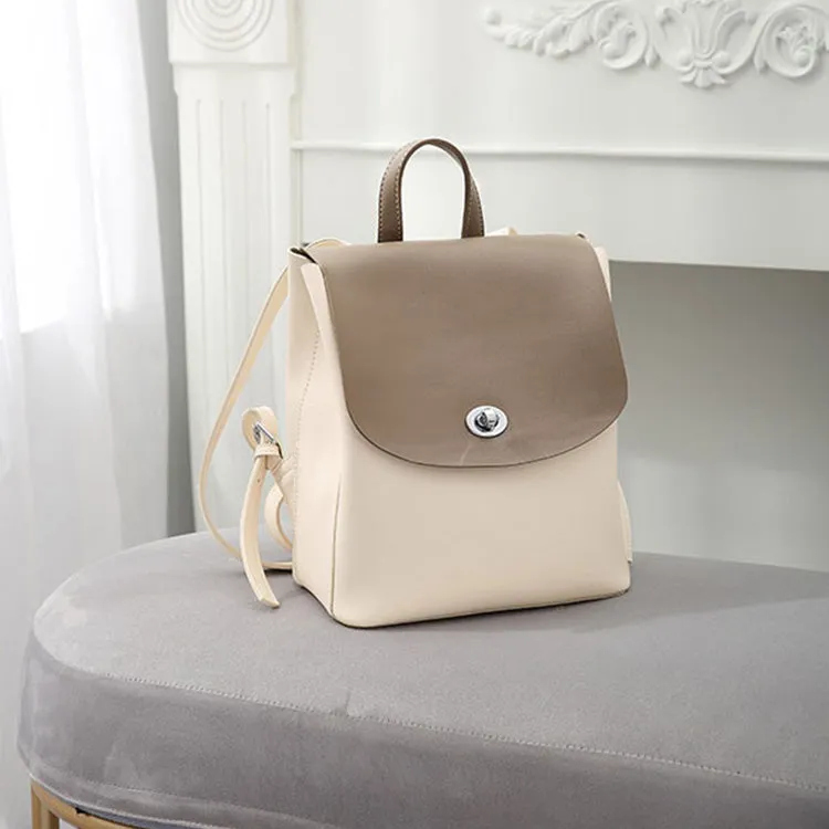 Stylish Ladies Small Leather Backpack Purse Trendy Backpacks for Women