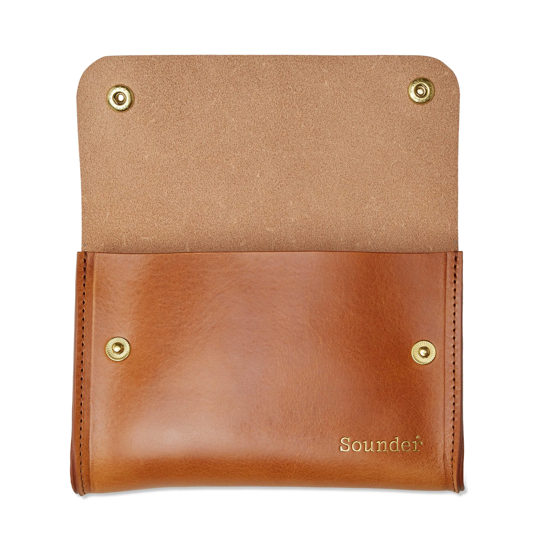 Tidy Leather Pouch - Warm Tan
