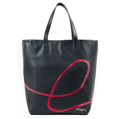Tote Bag - Rojo sobre Negro
