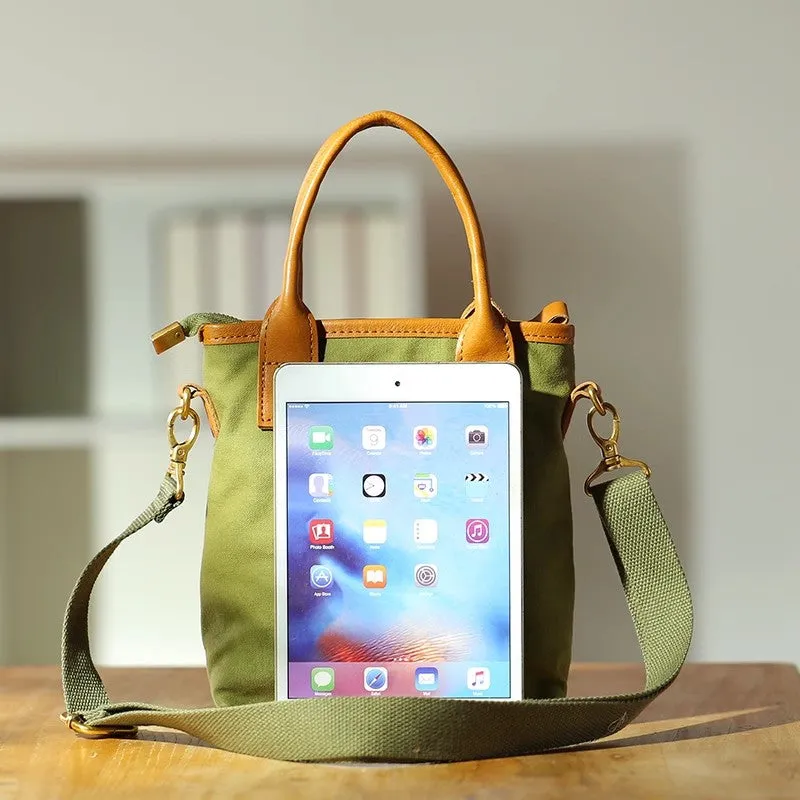 Womens Canvas Crossbody Bags Top Handle Handbag