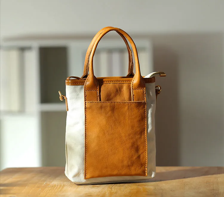 Womens Canvas Crossbody Bags Top Handle Handbag