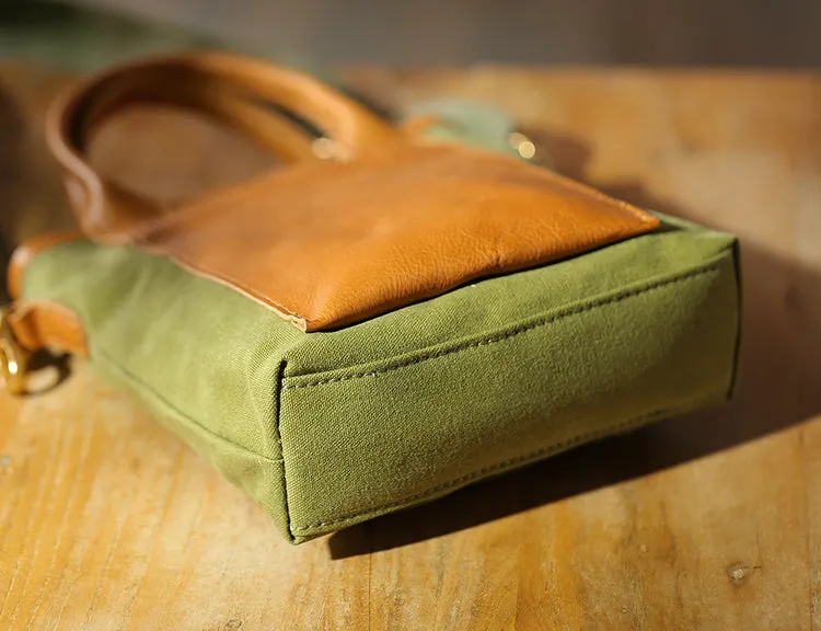 Womens Canvas Crossbody Bags Top Handle Handbag