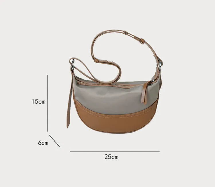 Womens Small Nylon Shoulder Bag Cross Body Handbags
