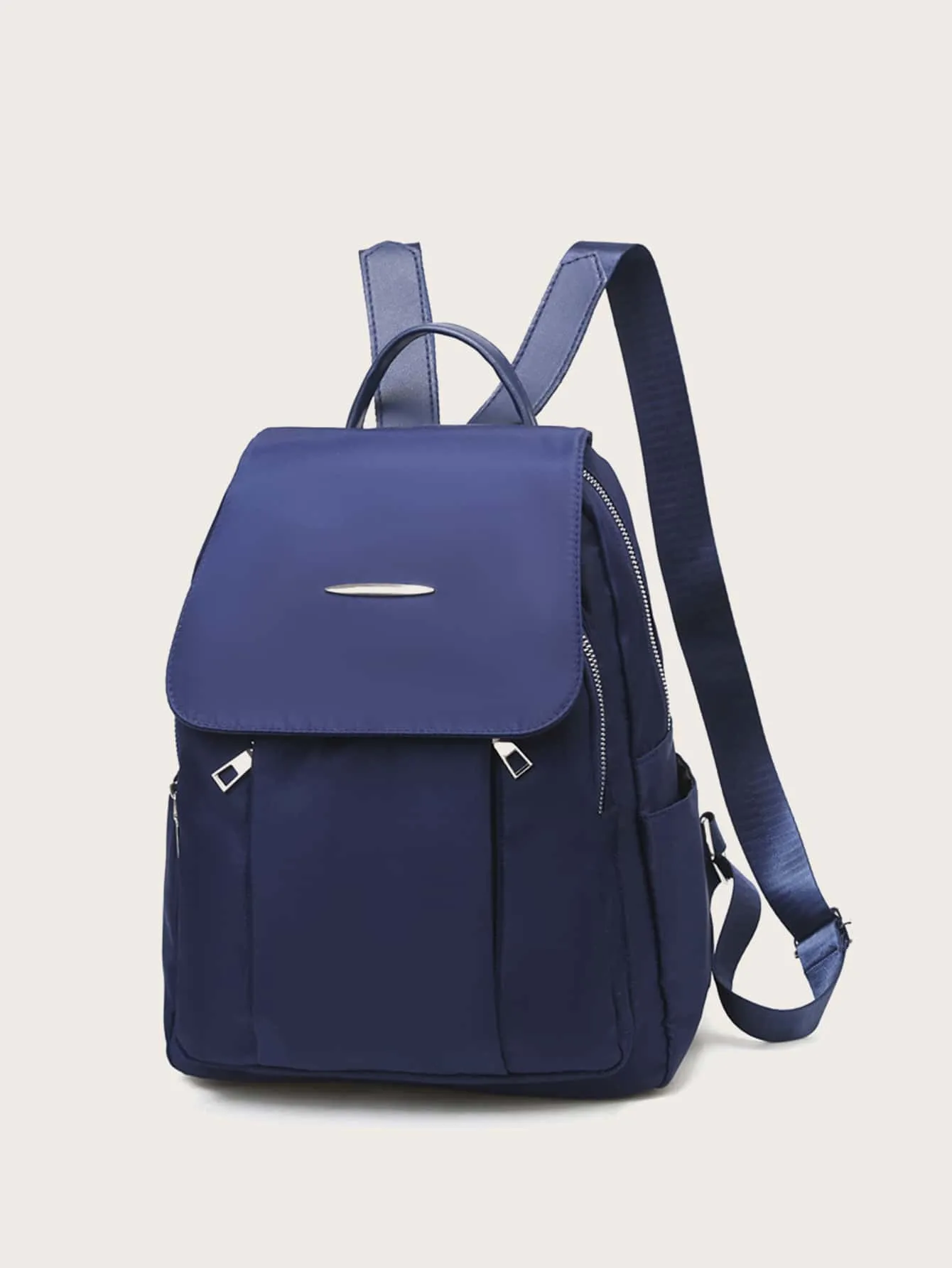 Zip Front Flap Backpack
